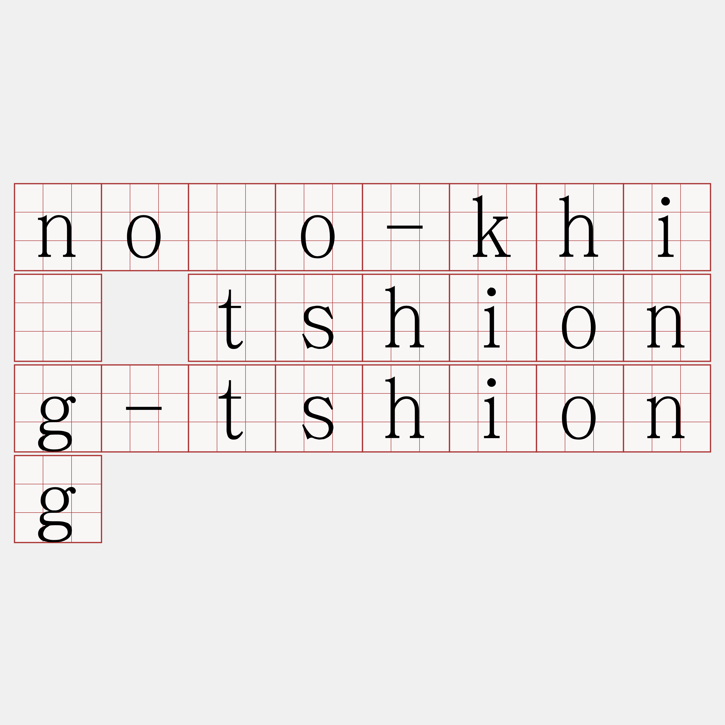 nōo-khì tshiong-tshiong